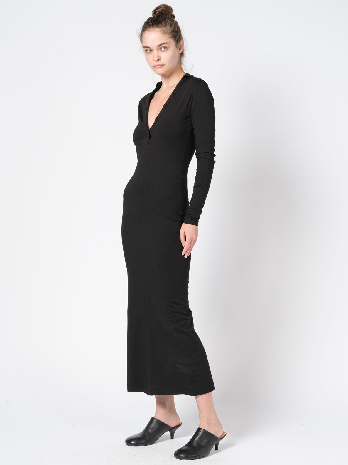 Long - Sleeve Maxi Dress - by NOSTRA SANTISSIMA