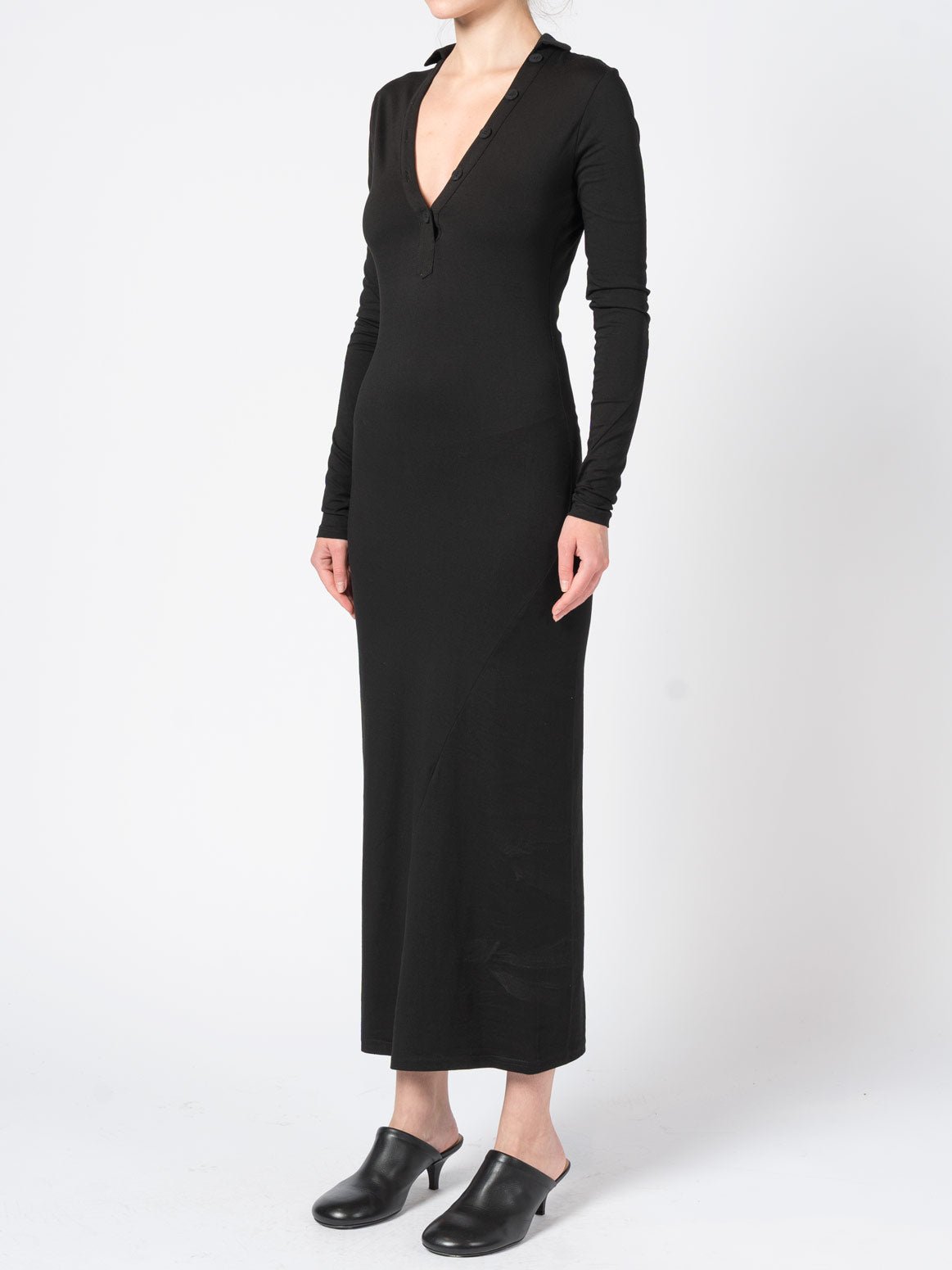 Long - Sleeve Maxi Dress - by NOSTRA SANTISSIMA