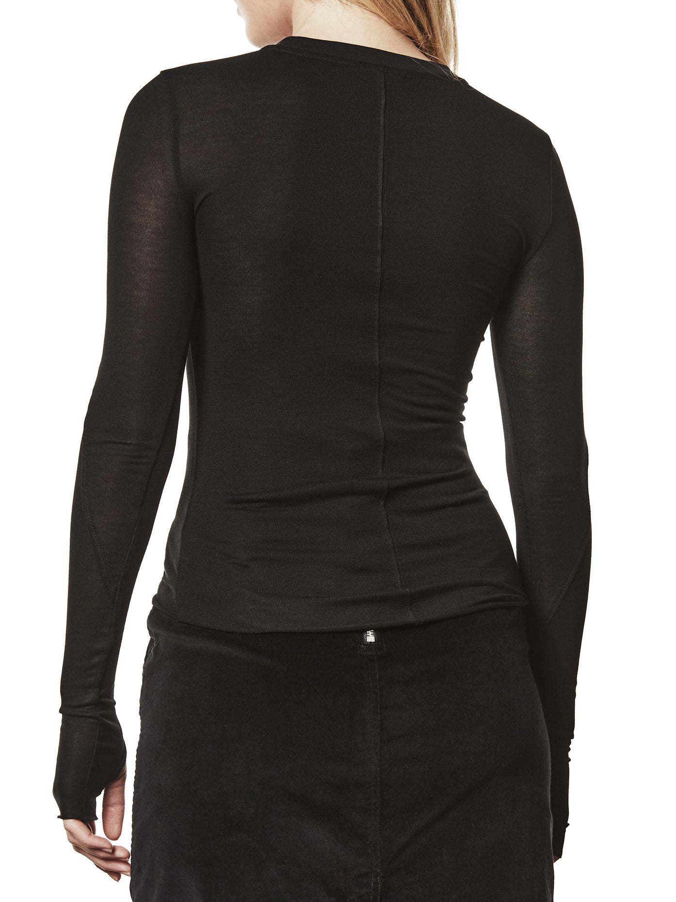 Long sleeve T-Shirt with Thumbholes - by THOM KROM