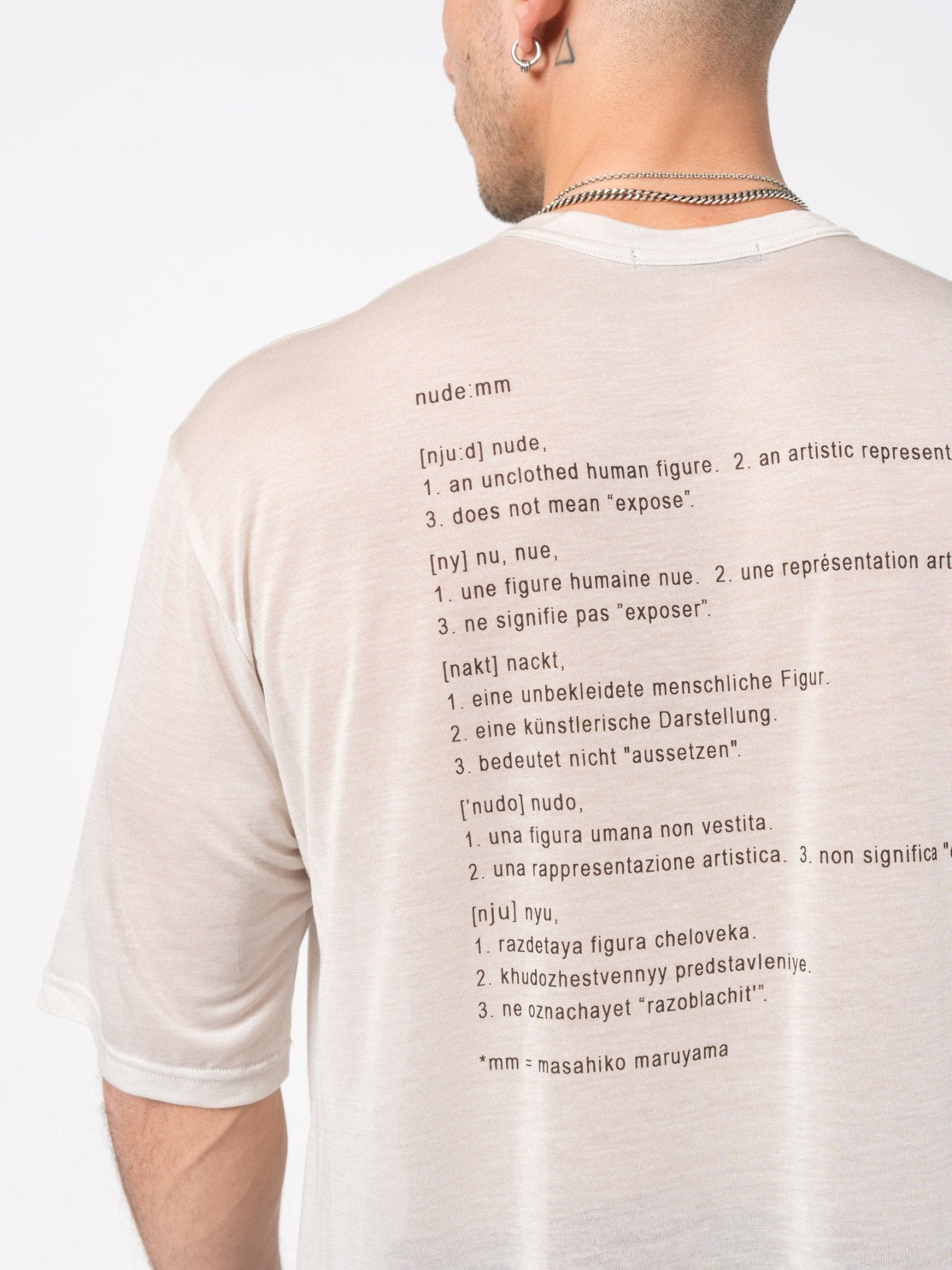 Long Tencel T-Shirt - by NUDE: MM