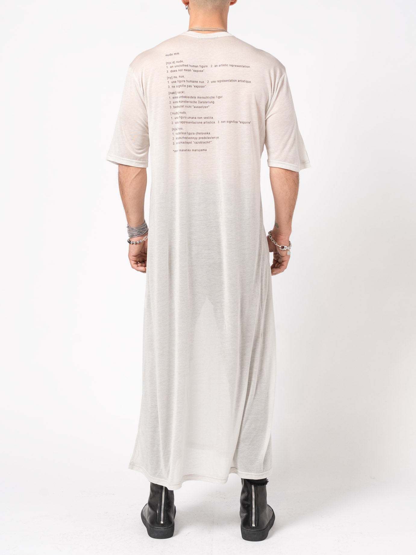Long Tencel T-Shirt - by NUDE: MM