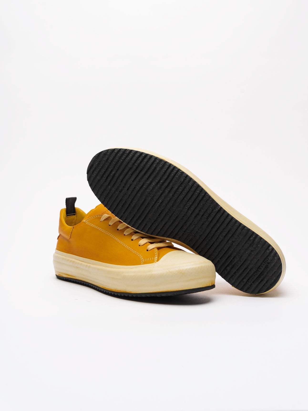 Low - Top Leather Sneakers - by OFFICINE CREATIVE