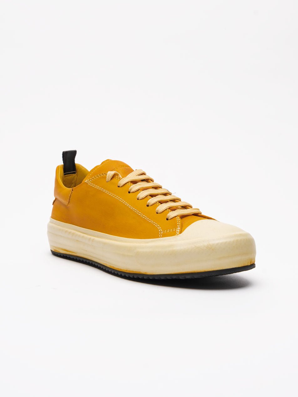 Low - Top Leather Sneakers - by OFFICINE CREATIVE