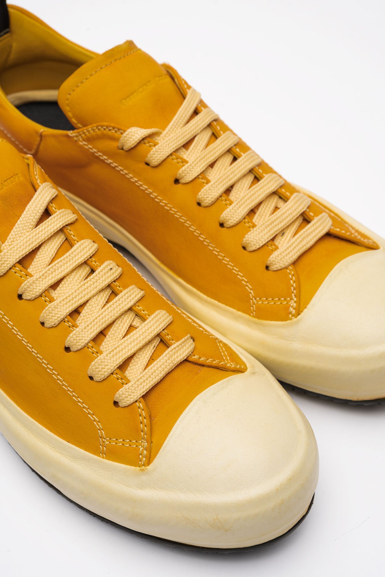 Low - Top Leather Sneakers - by OFFICINE CREATIVE