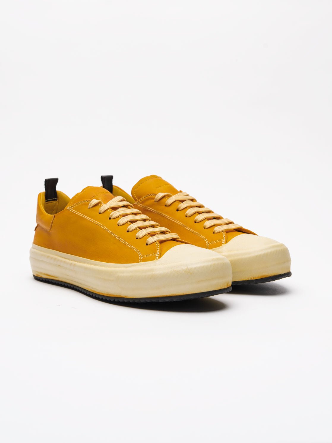Low - Top Leather Sneakers - by OFFICINE CREATIVE