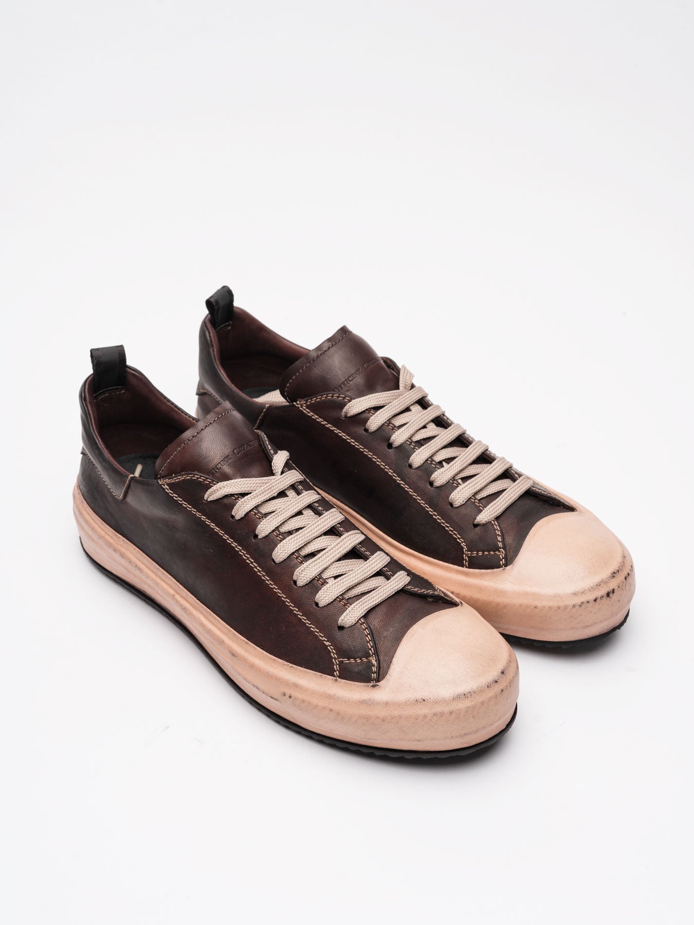 Low - Top Leather Sneakers - by OFFICINE CREATIVE