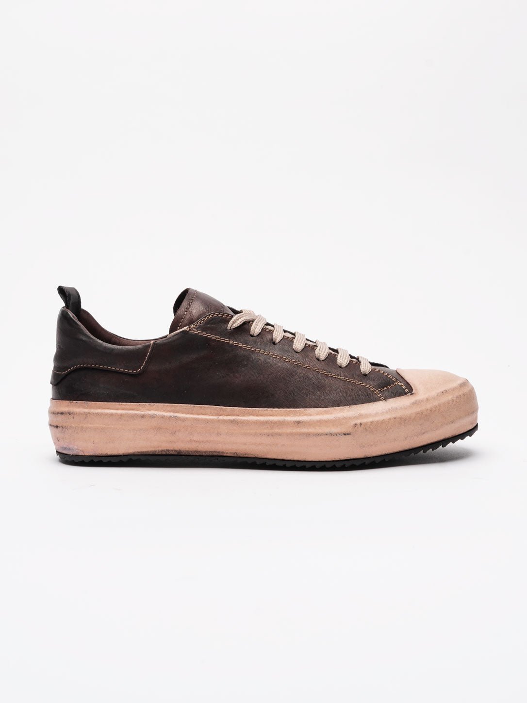 Low - Top Leather Sneakers - by OFFICINE CREATIVE