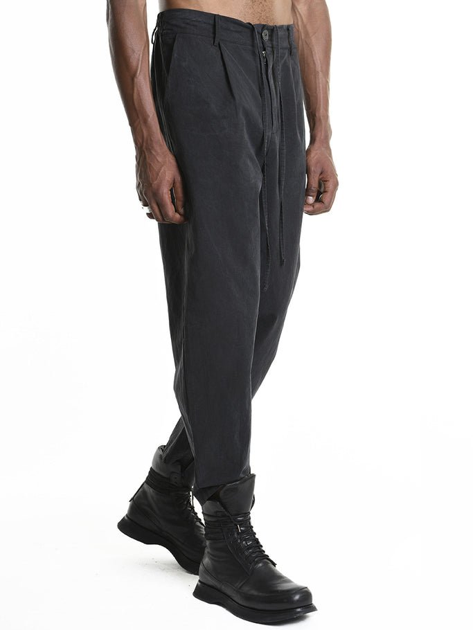Lyocell Elastic Waist Trousers - by LA HAINE INSIDE US