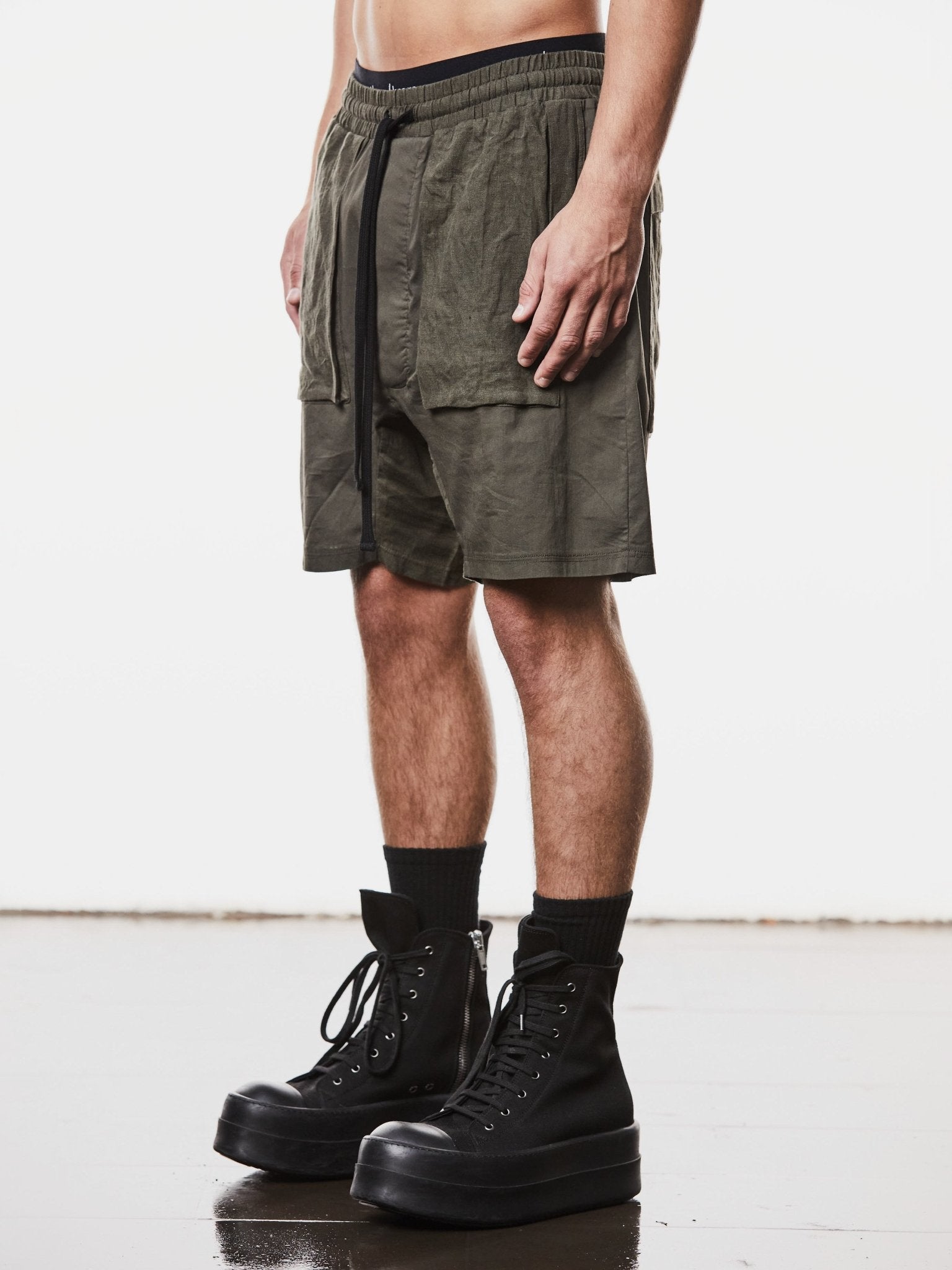 Matmix Drop Crotch Shorts - by THOM KROM