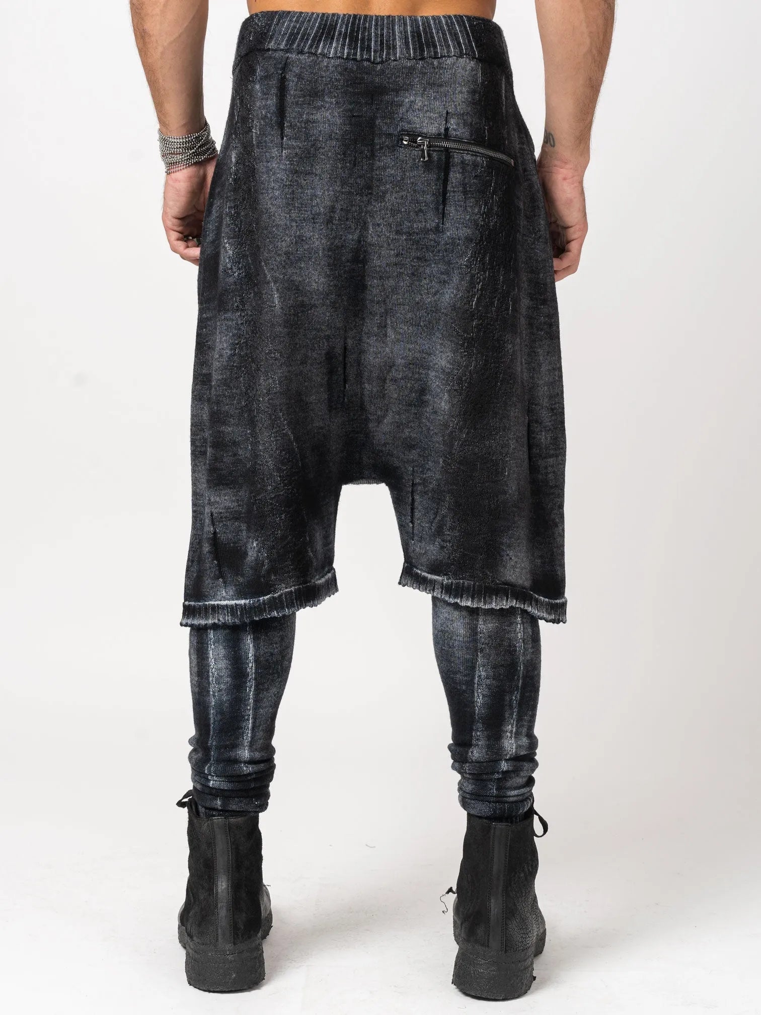 Medium Wool Double Pants - by MD75