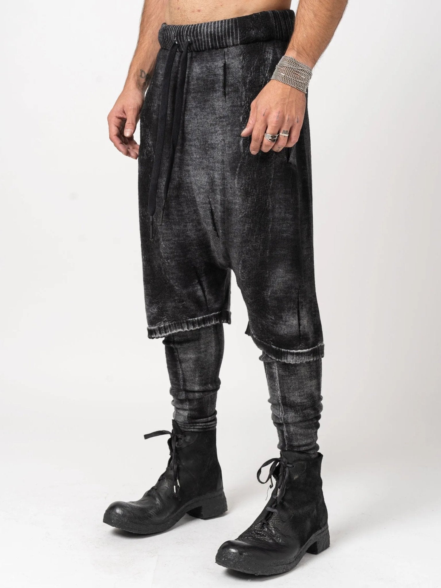 Medium Wool Double Pants - by MD75