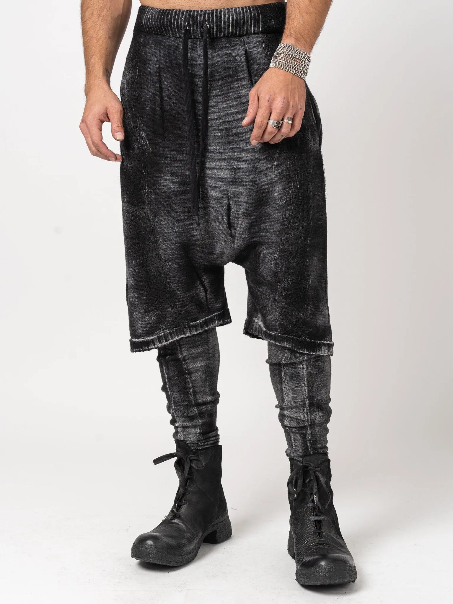Medium Wool Double Pants - by MD75