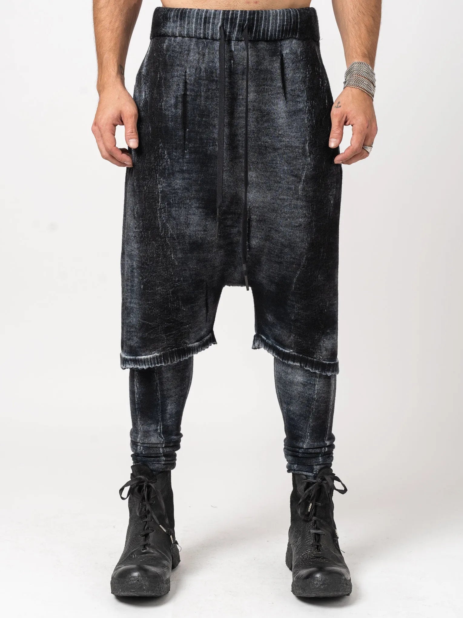Medium Wool Double Pants - by MD75