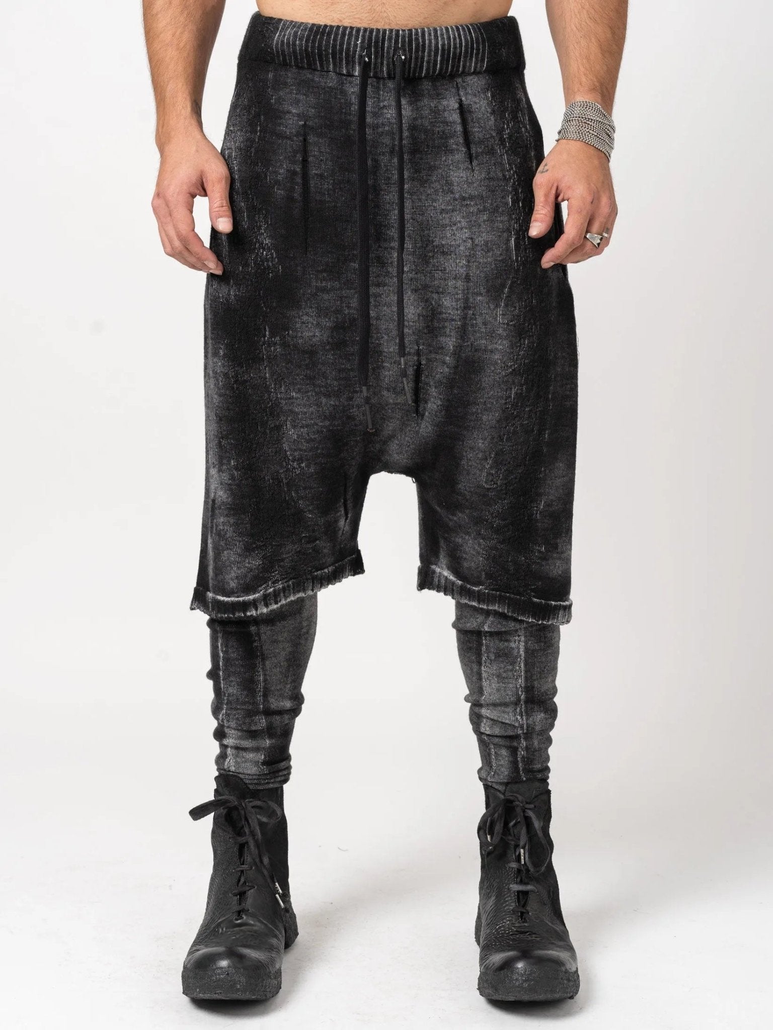 Medium Wool Double Pants - by MD75