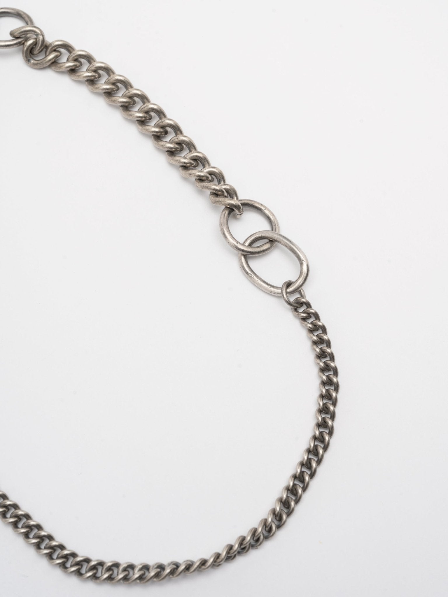 Mixed Link Silver Necklace - by GOTI