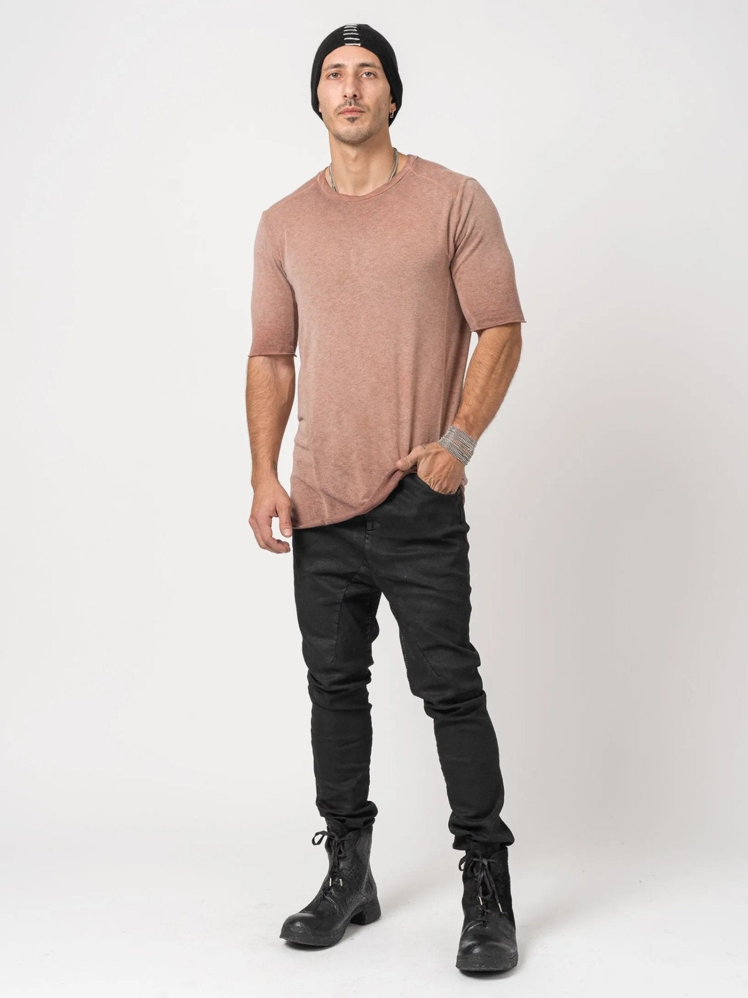 Modal - Cashmere Blend T-Shirt - by MD75