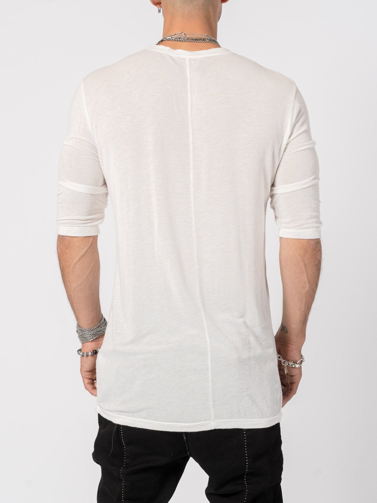 Modal Cashmere Blend Tee - by MD75