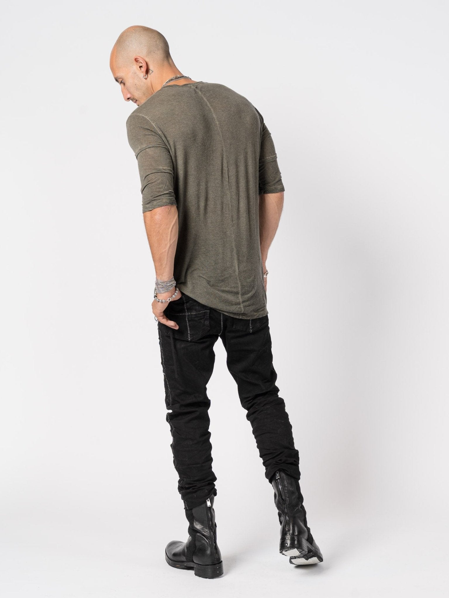 Modal Cashmere Blend Tee - by MD75