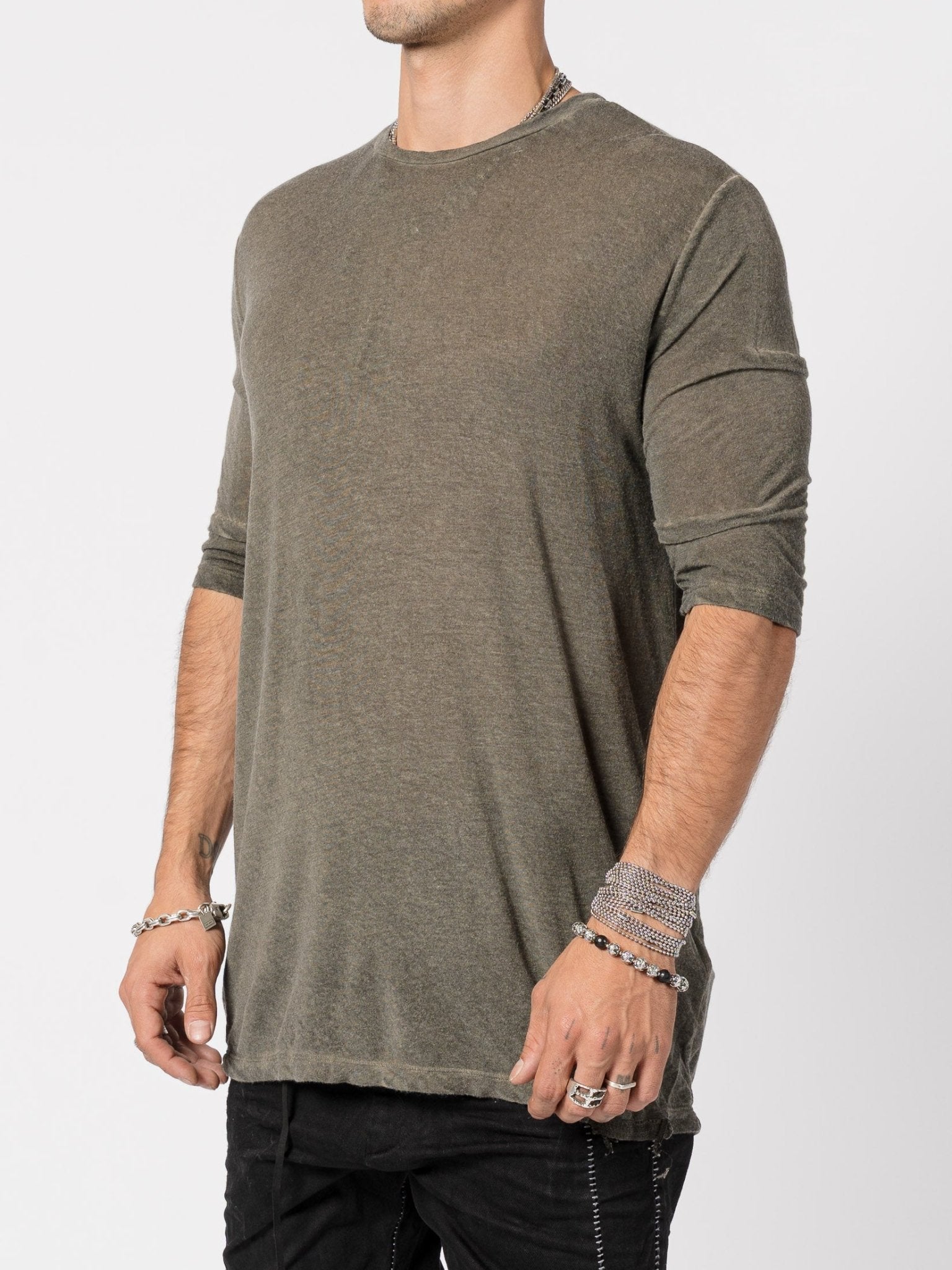 Modal Cashmere Blend Tee - by MD75