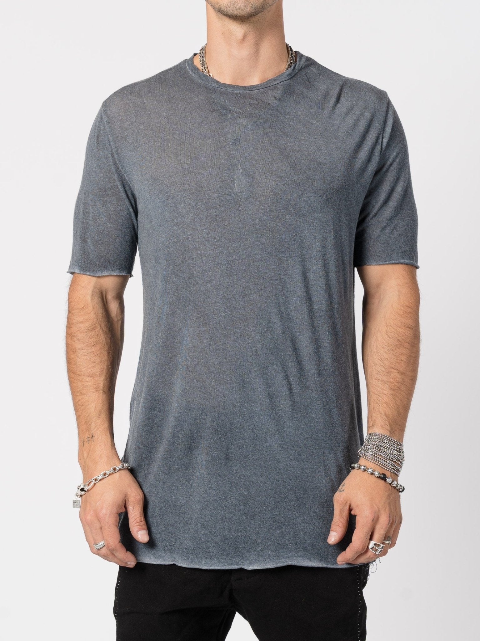 Modal Cashmere Blend Tee - by MD75
