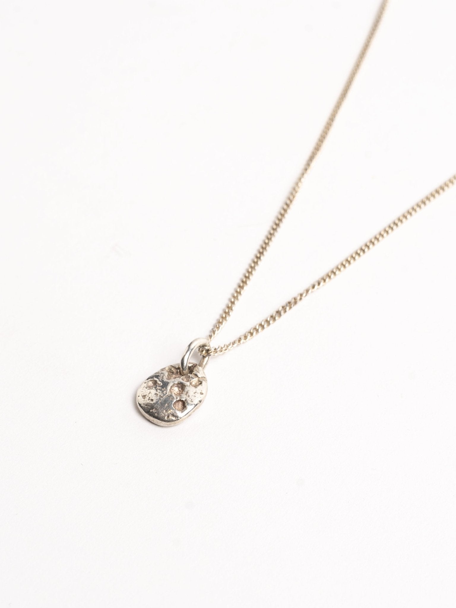 Moonscape Silver Necklace - by MAYA NOACH