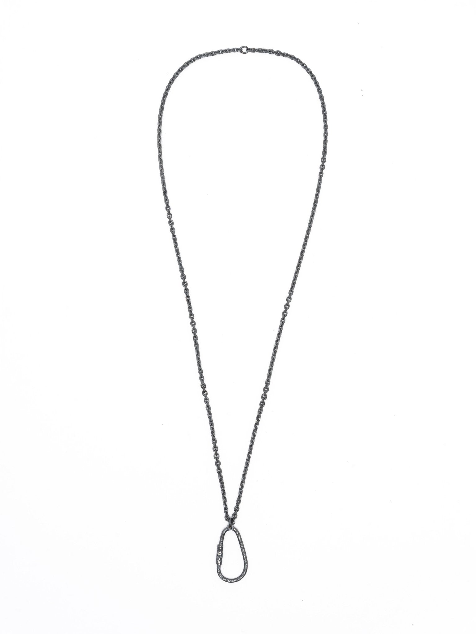 Necklace with Clasp and Natural Diamonds - by CEDAR