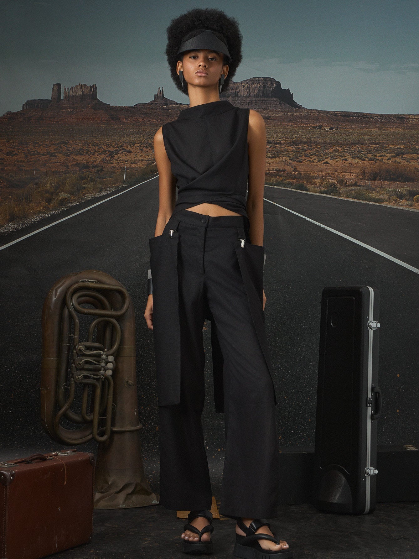 Nina Simone – versatile long slit tunic blouse - by Eating the Goober