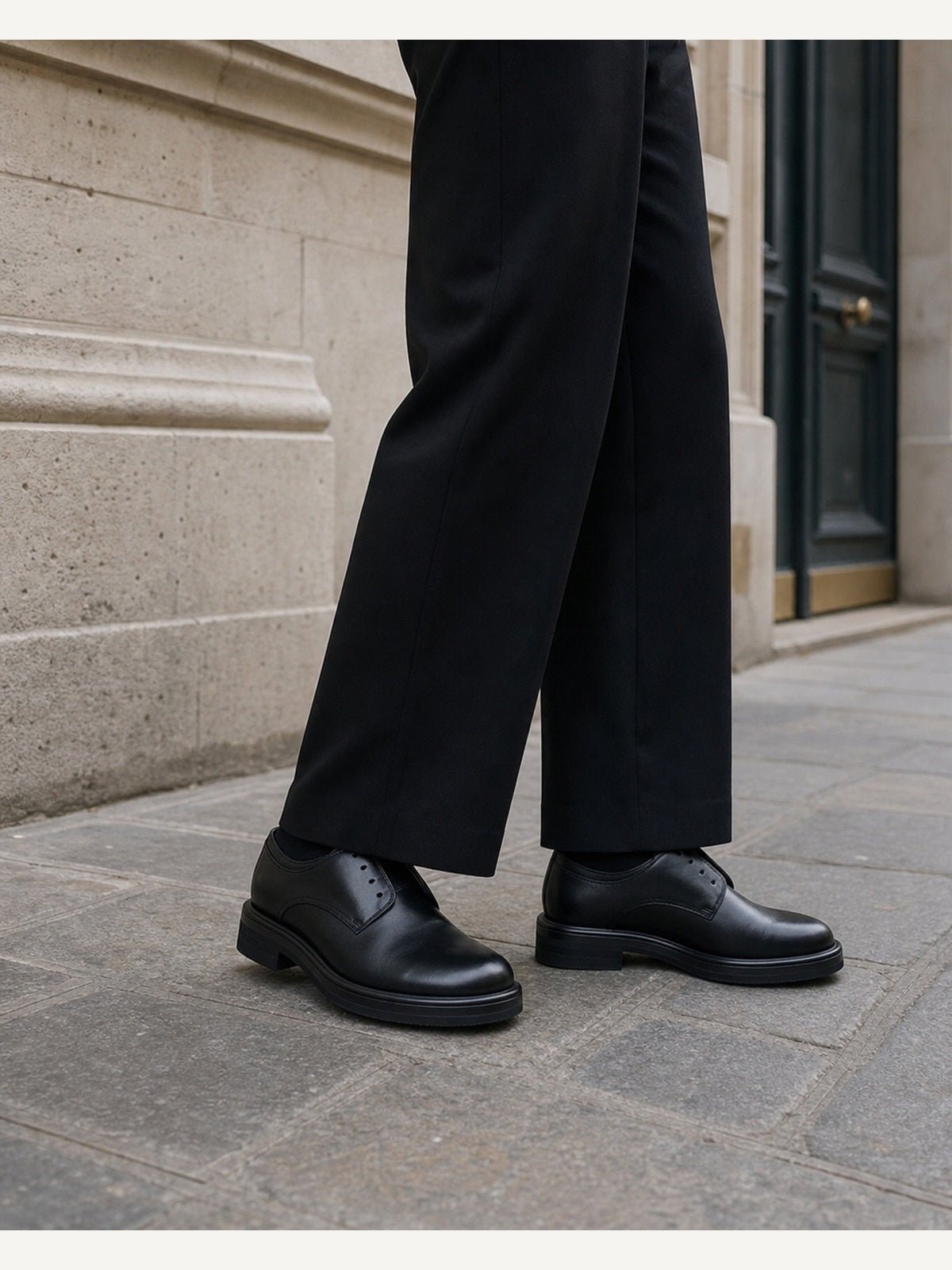 Officine Creative Era 011 Derby Shoes Polished Leather Black - by OFFICINE CREATIVE