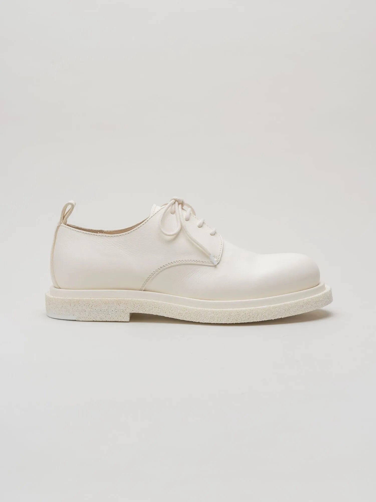 Officine Creative Tonal Derby Leather Lace - up Milk - by OFFICINE CREATIVE