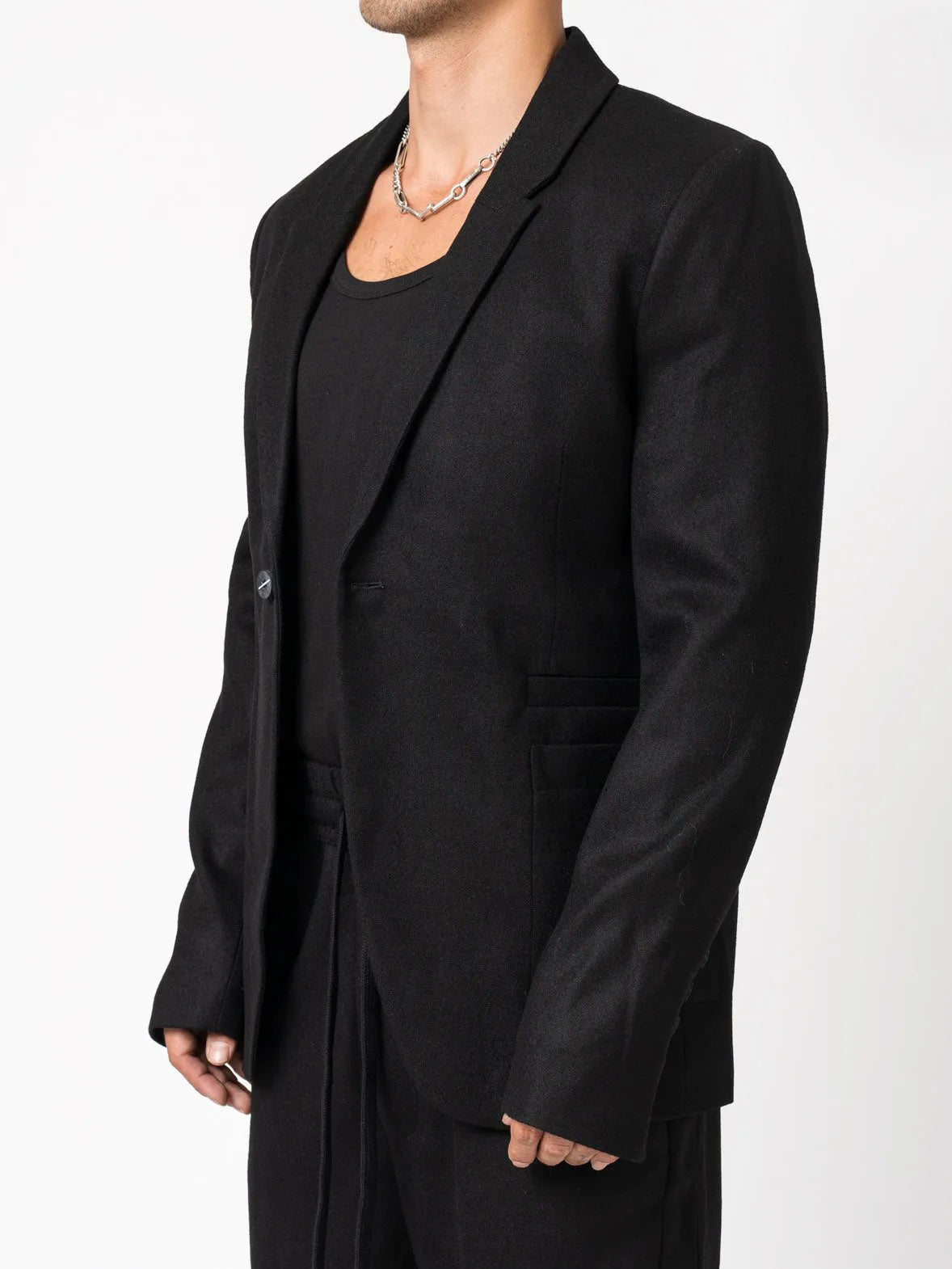 One button blazer - by THOM KROM