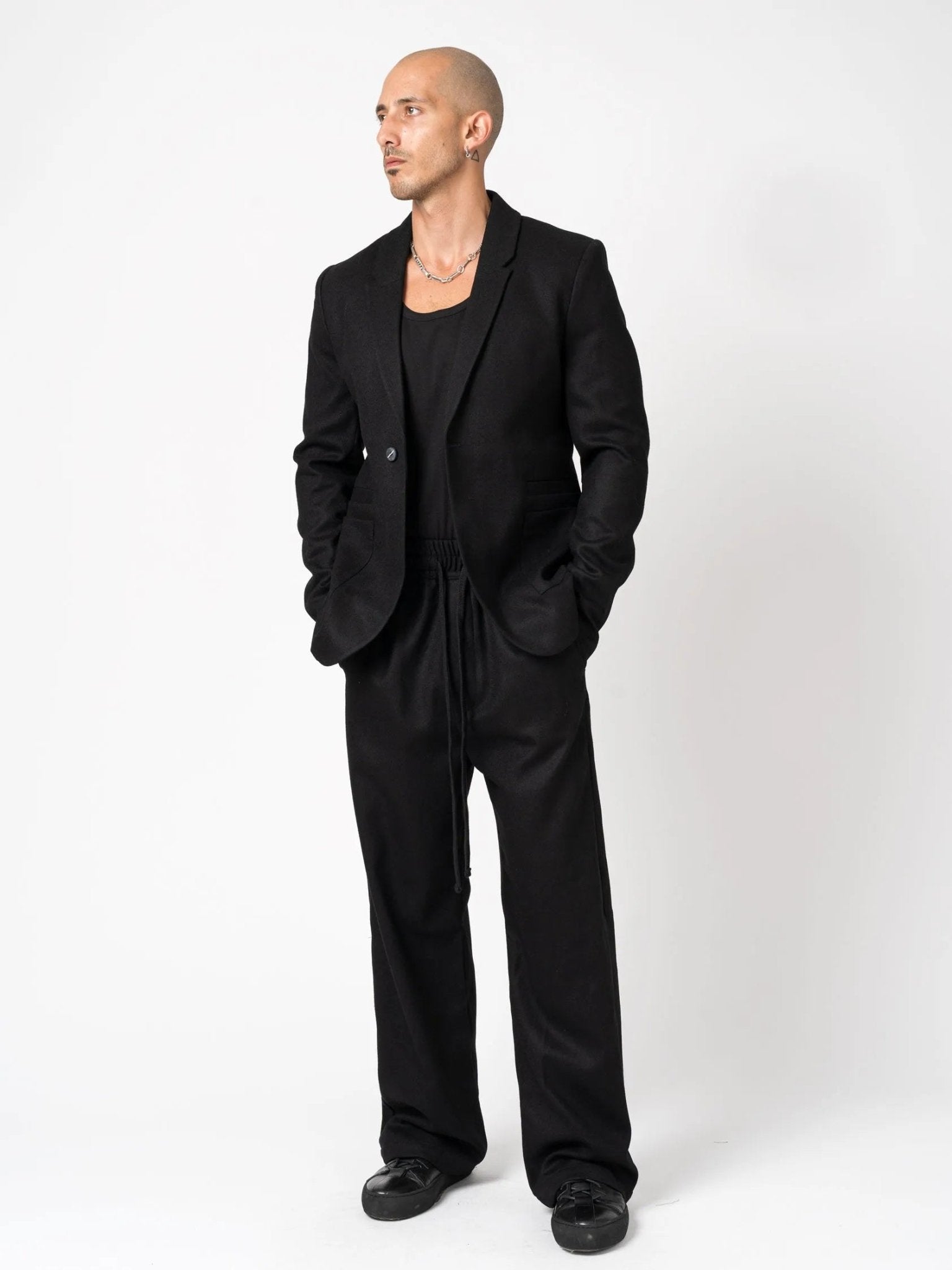 One button blazer - by THOM KROM
