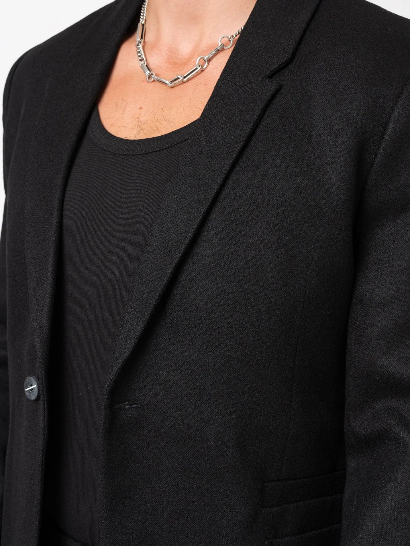 One button blazer - by THOM KROM