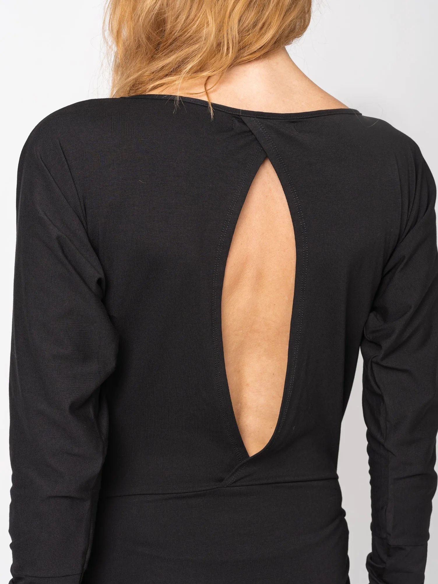 Open - Back Midi Dress - by NOSTRA SANTISSIMA