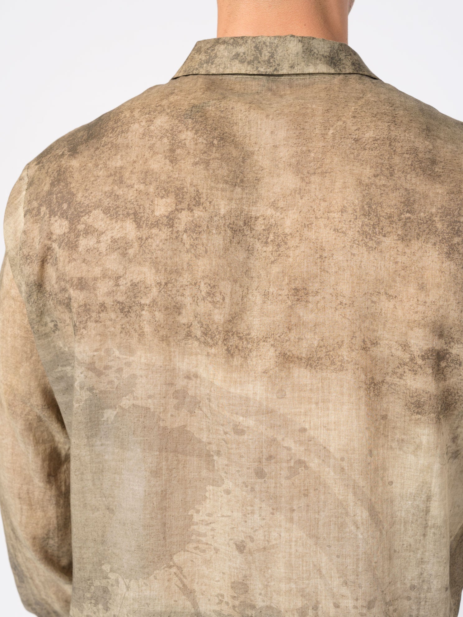 Overdyed Cotton Shirt - by MASNADA