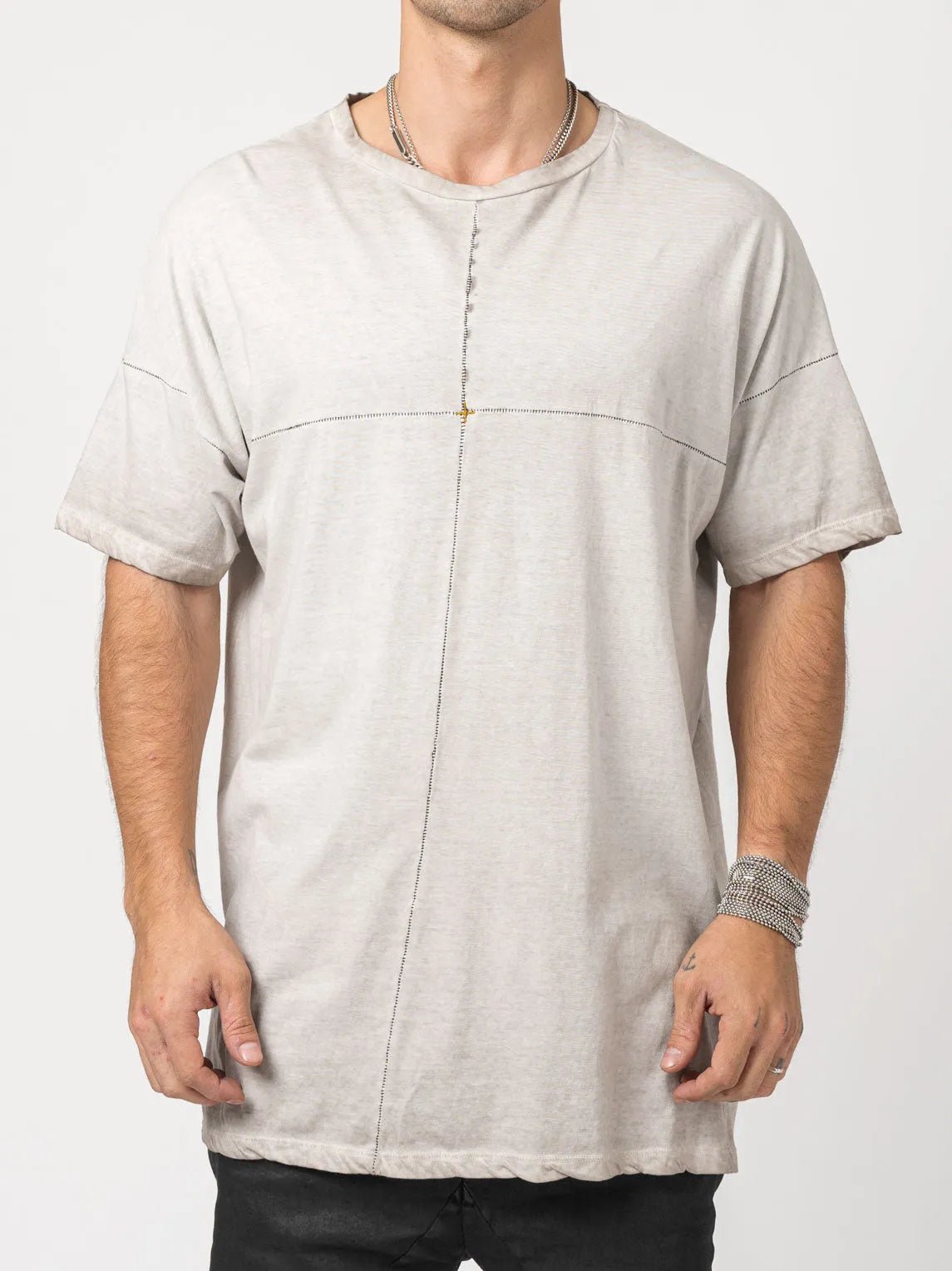 Oversized Cotton T-Shirt - by MD75