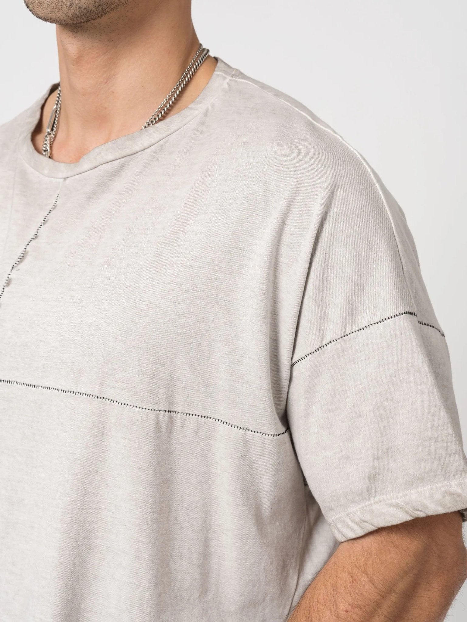 Oversized Cotton T-Shirt - by MD75