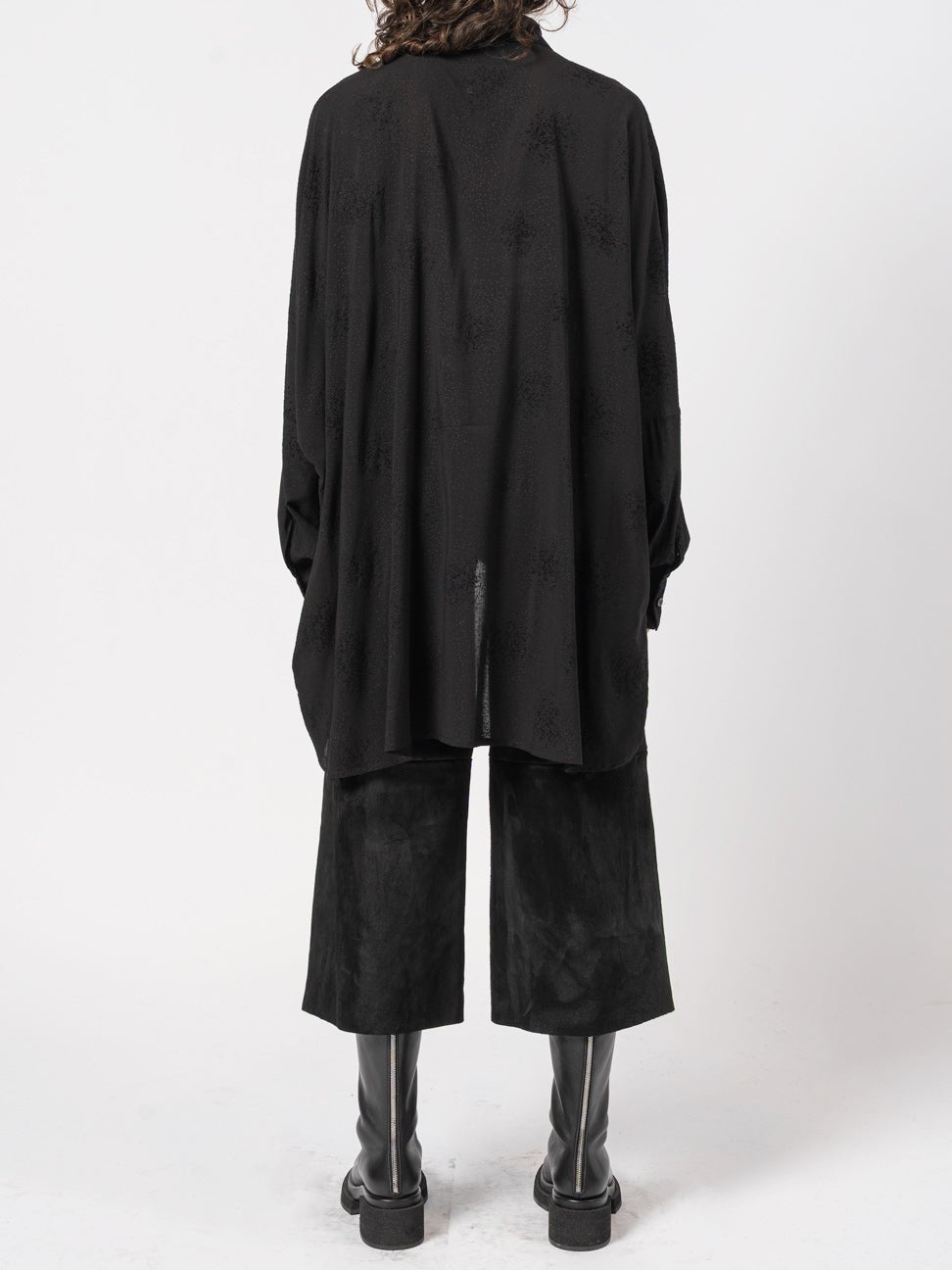 Oversized Textured Shirt - by NOSTRA SANTISSIMA