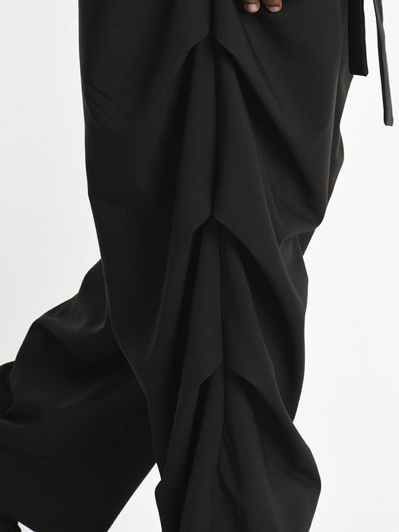 Oversized Trousers with Side Panels - by LA HAINE INSIDE US