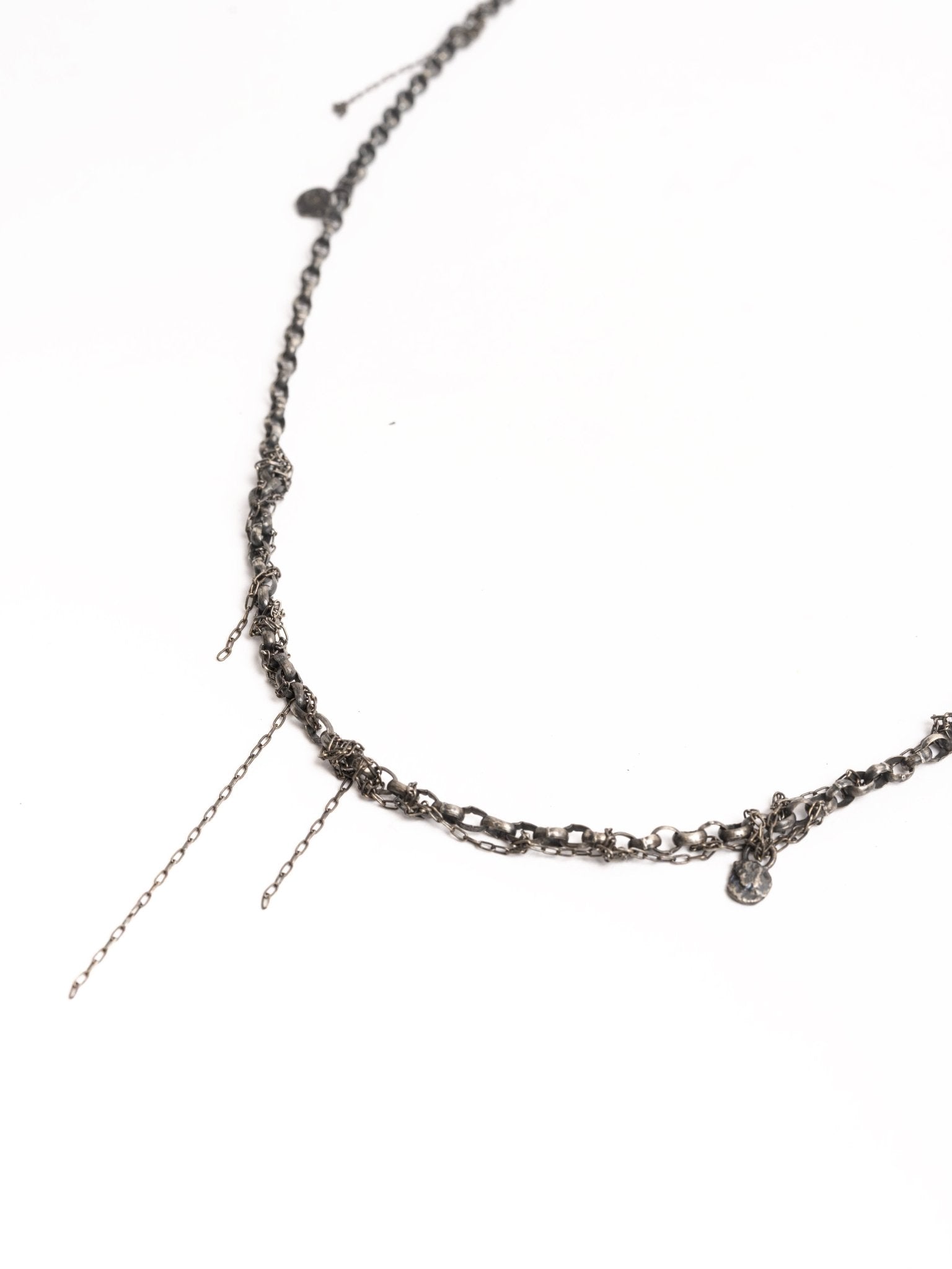 Oxidized Silver Chain Necklace - by MAYA NOACH