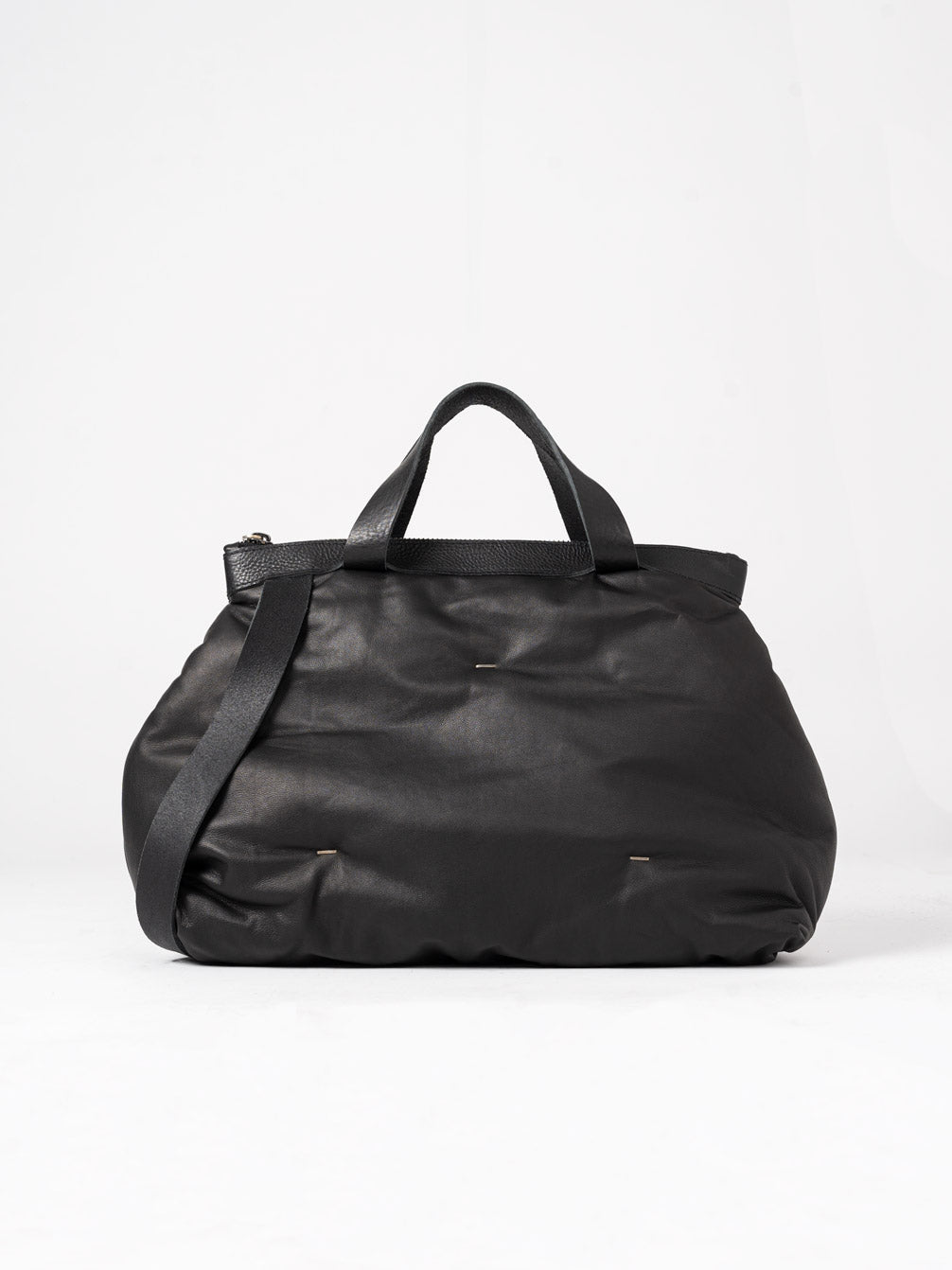 Padded Leather Bag - by DANIELE BASTA