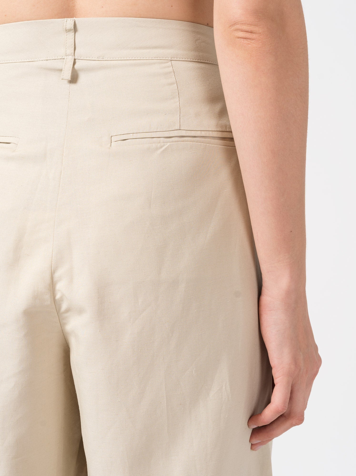 Pleated Bermuda Shorts - by NOSTRA SANTISSIMA