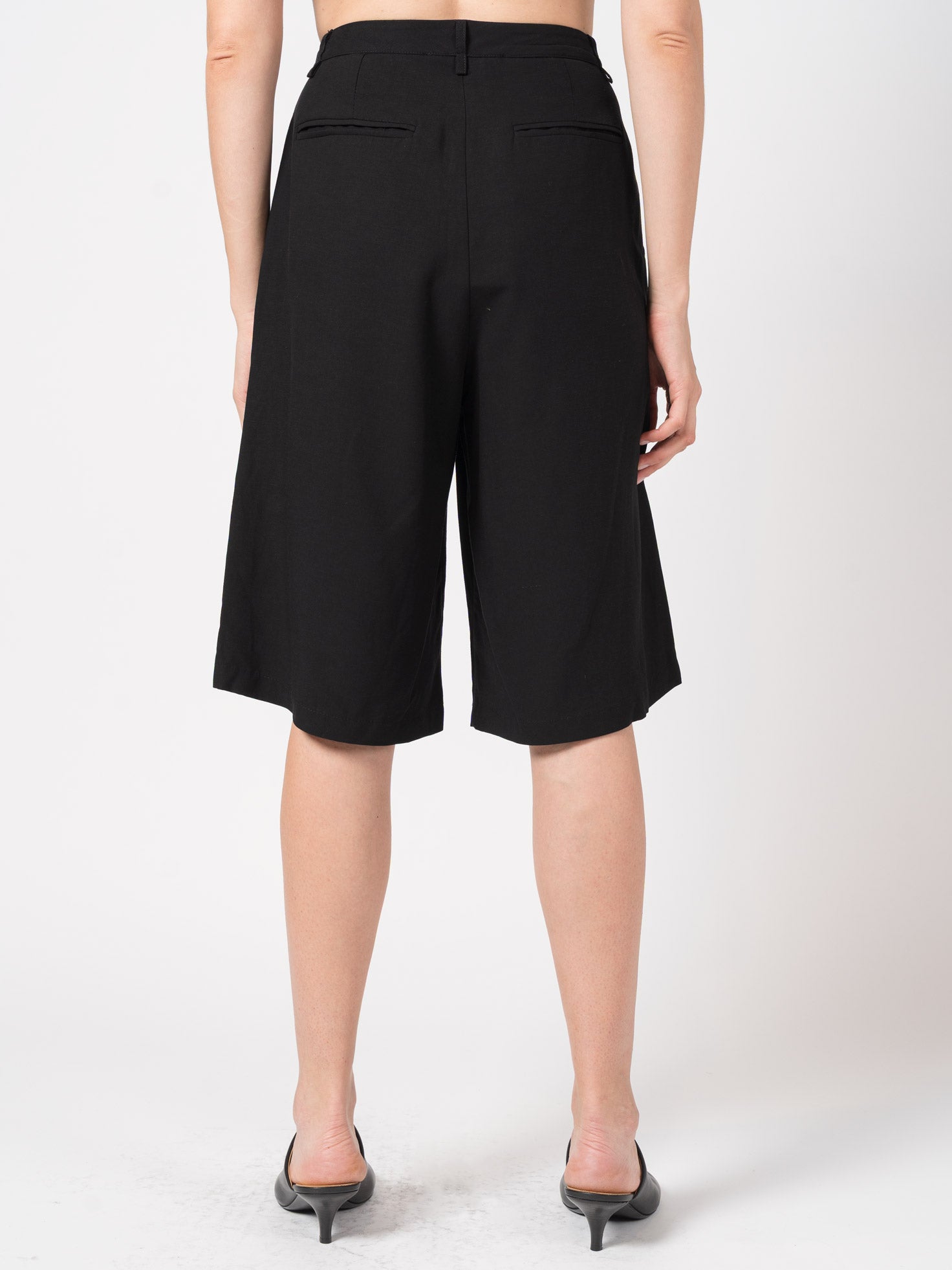 Pleated Bermuda Shorts - by NOSTRA SANTISSIMA