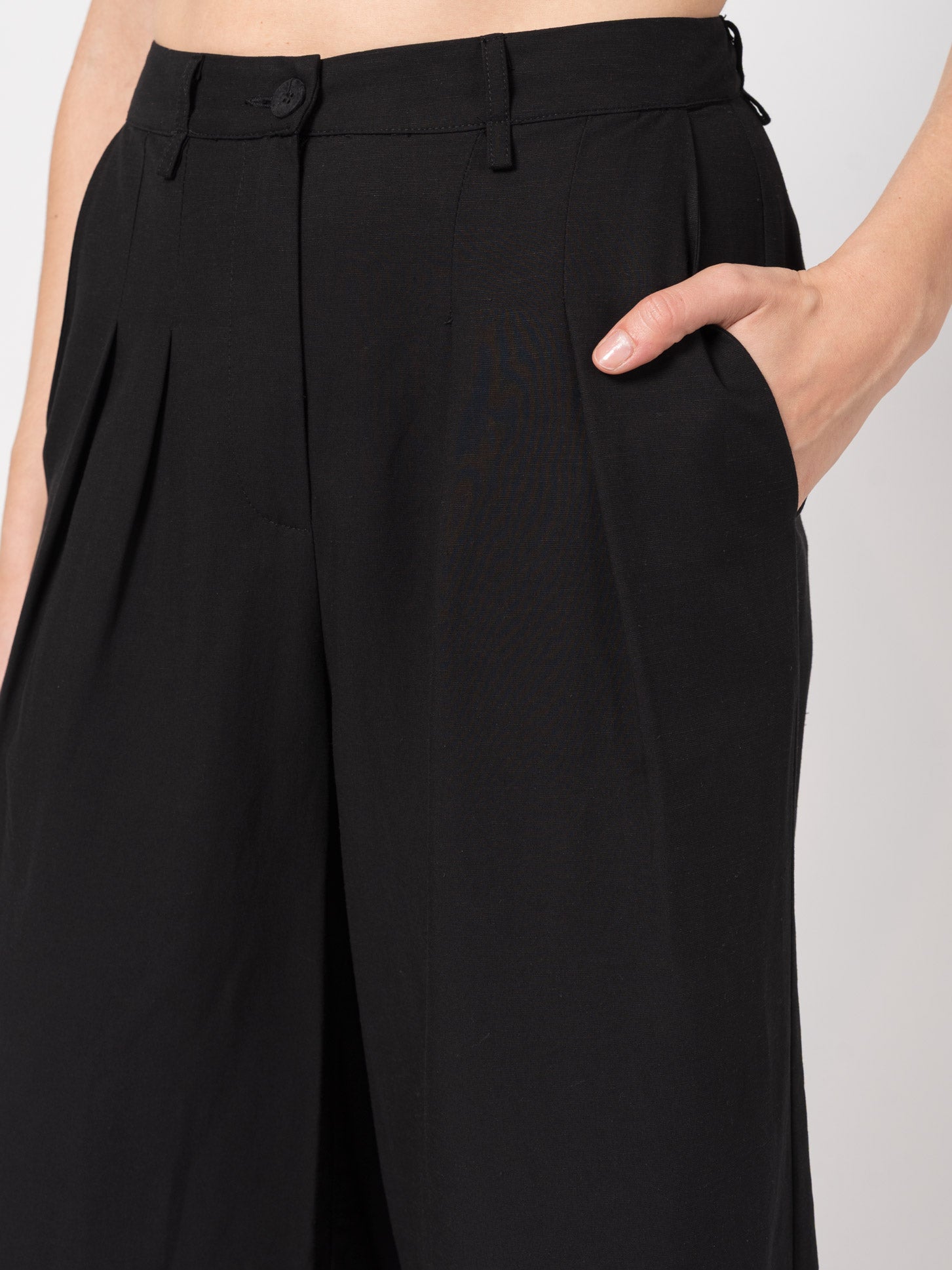 Pleated Bermuda Shorts - by NOSTRA SANTISSIMA