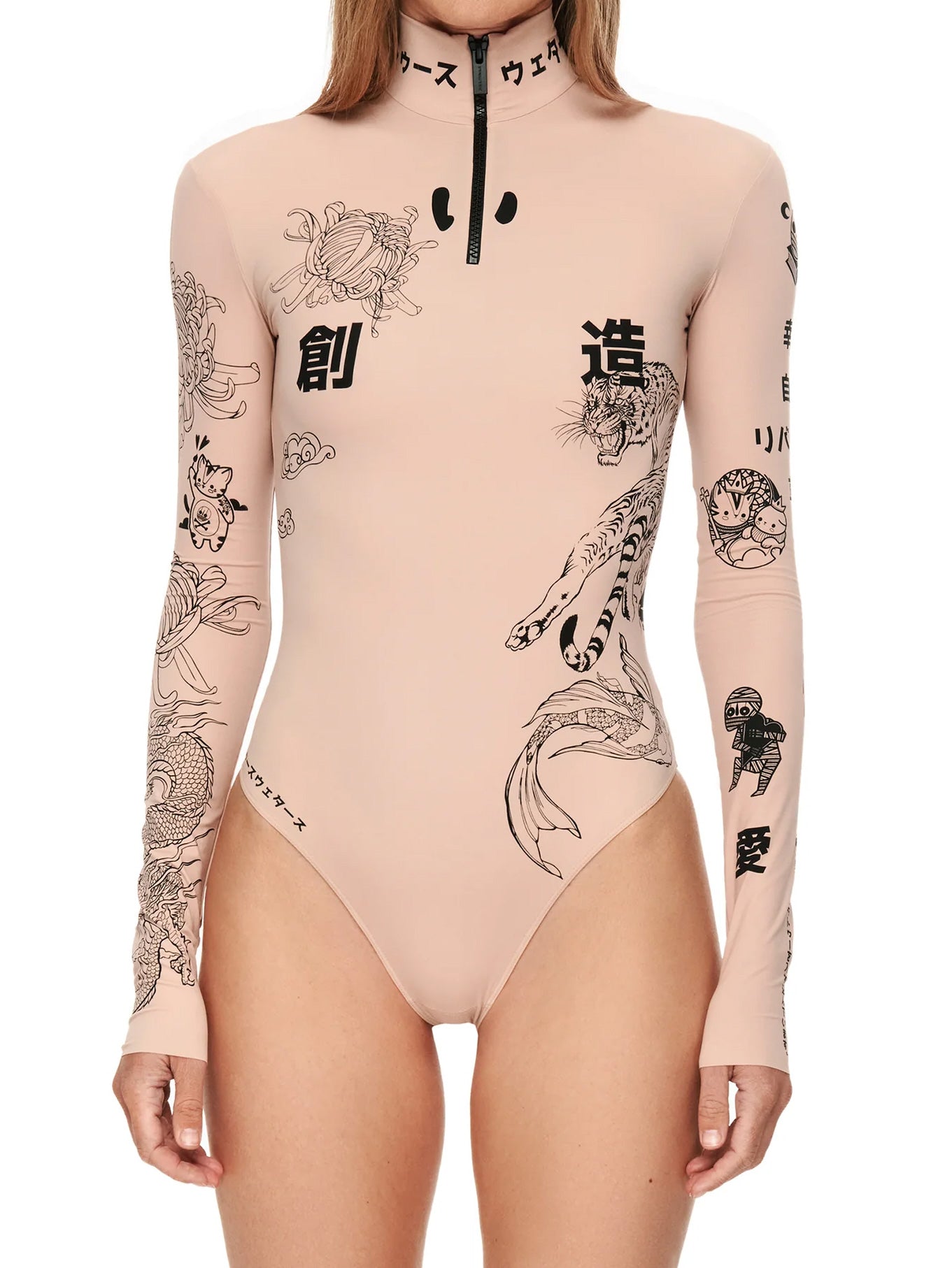 Printed Bodysuit - by TTSWTRS
