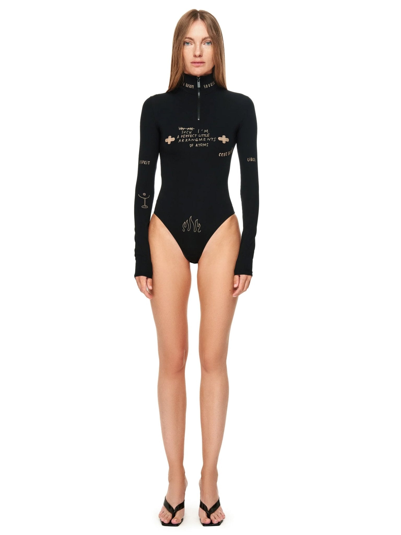 Printed Bodysuit - by TTSWTRS