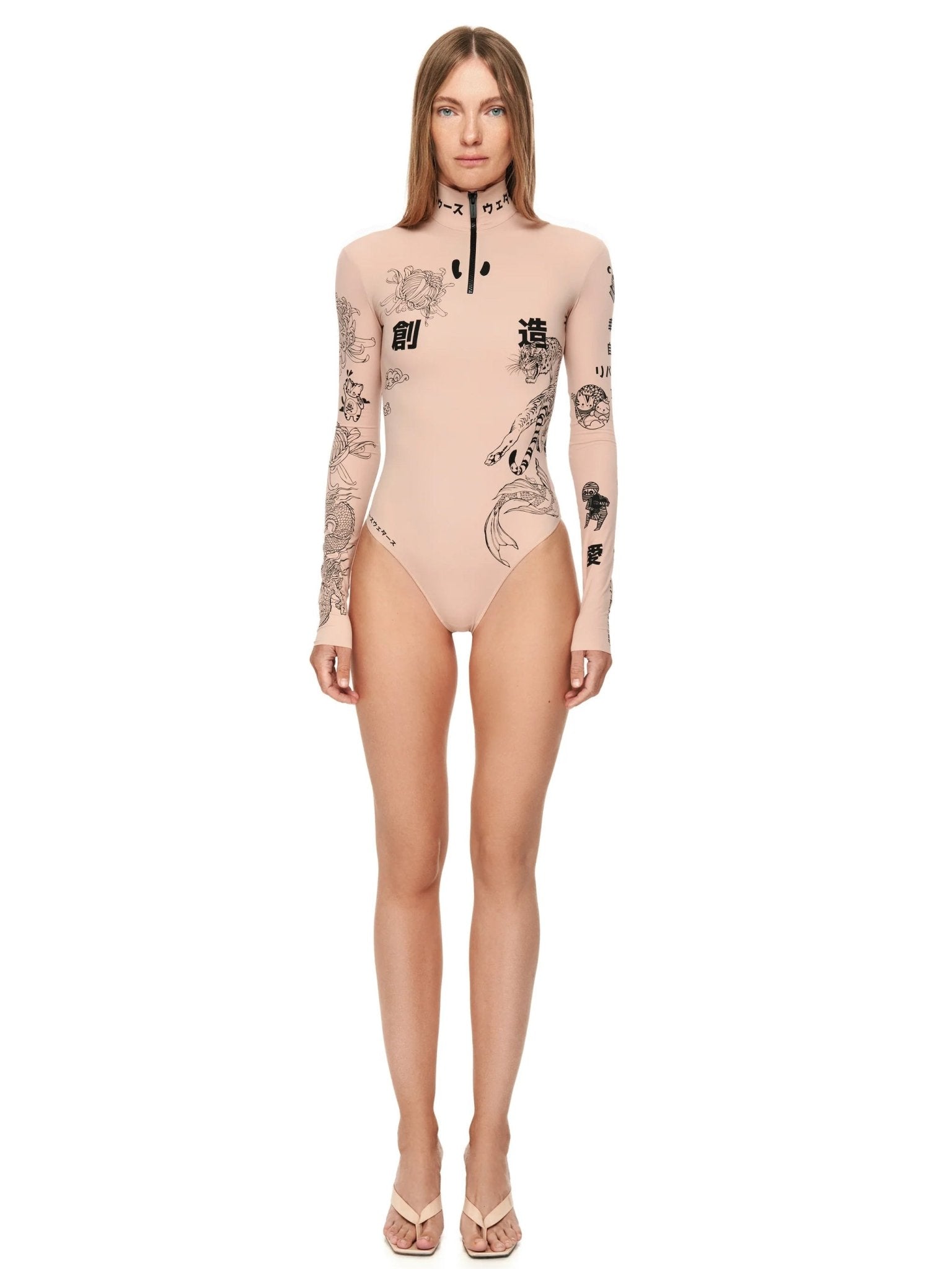 Printed Bodysuit - by TTSWTRS