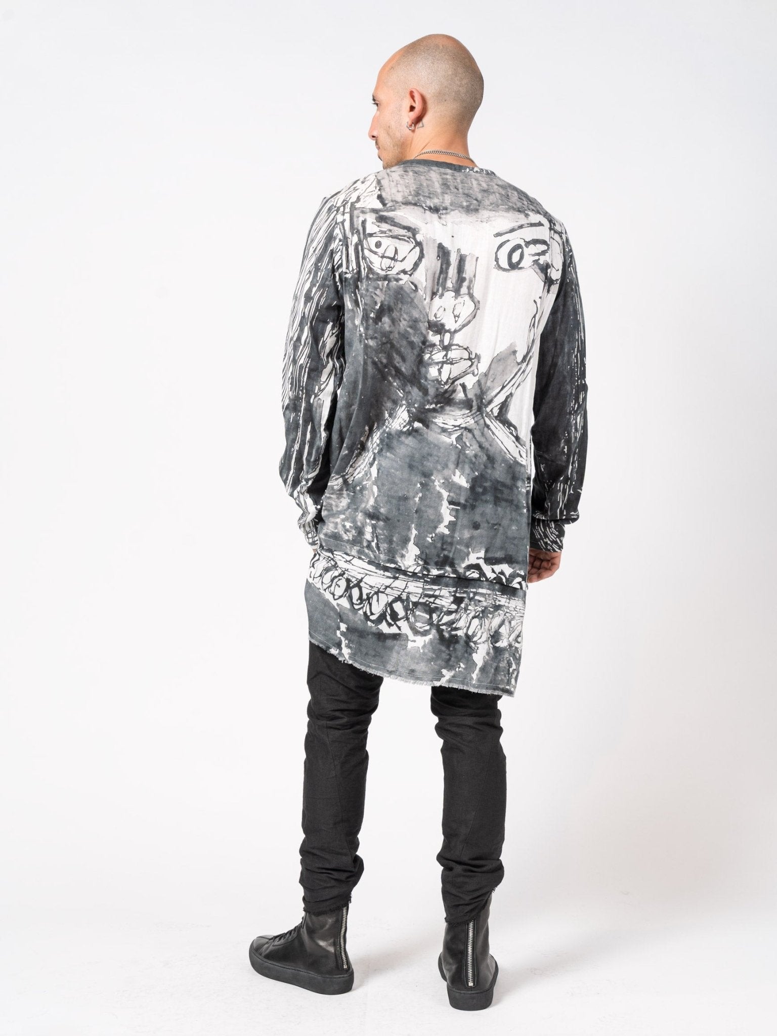 Printed Long Shirt - by NUDE: MM