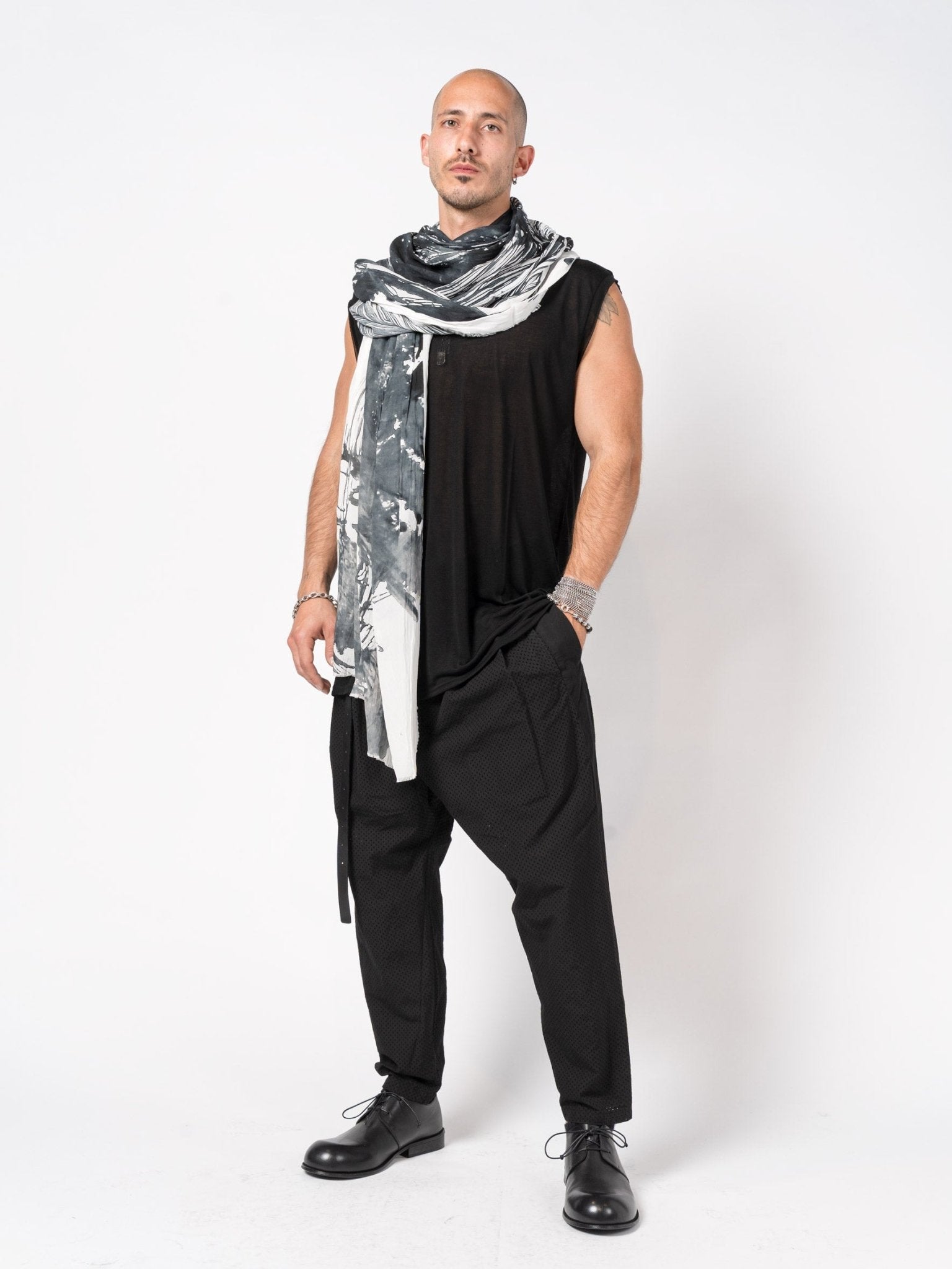 Printed Rayon Stole - by NUDE: MM