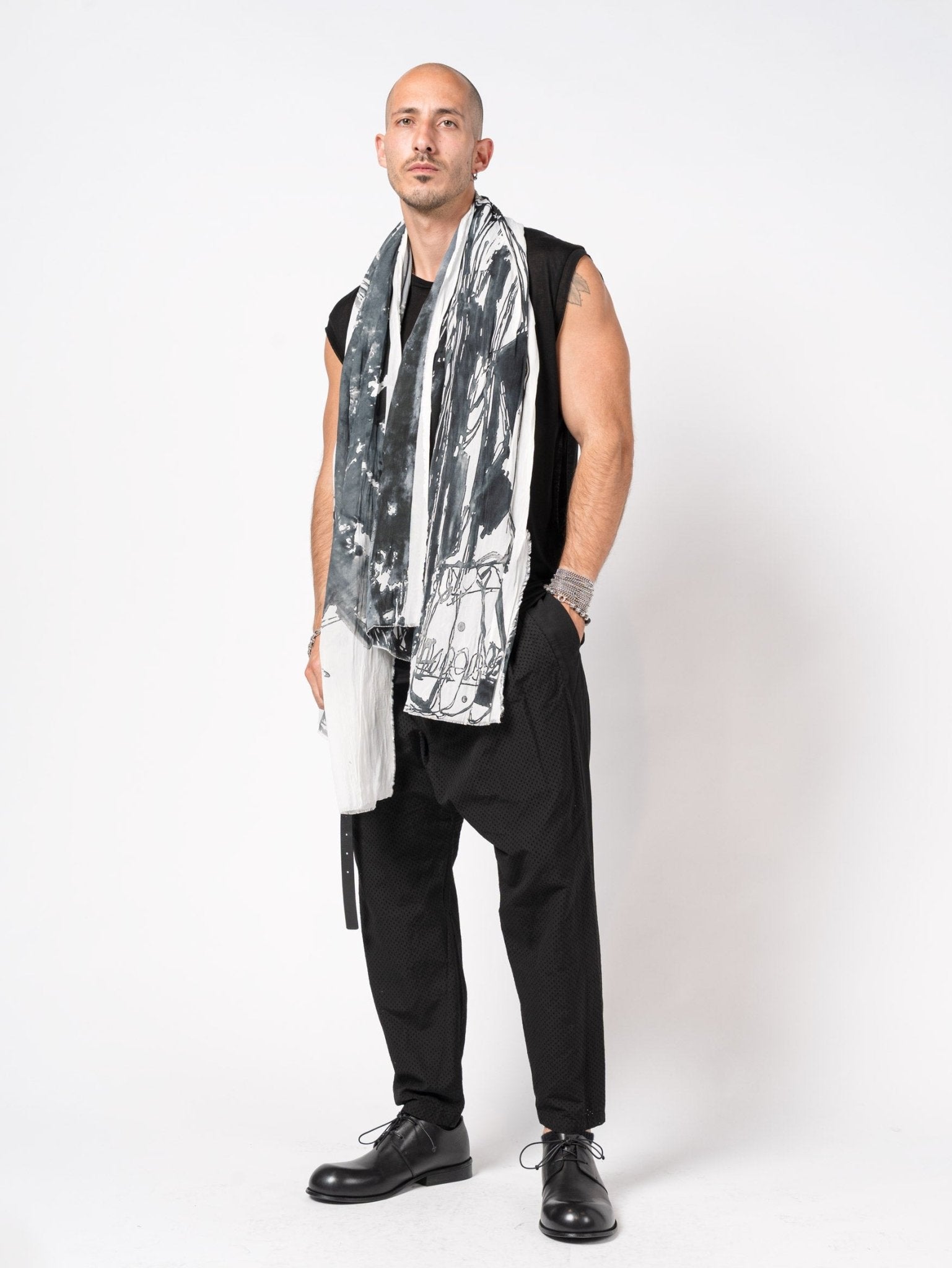 Printed Rayon Stole - by NUDE: MM