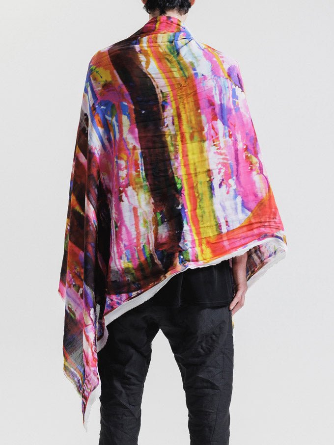 Printed Rayon Stole - by NUDE: MM